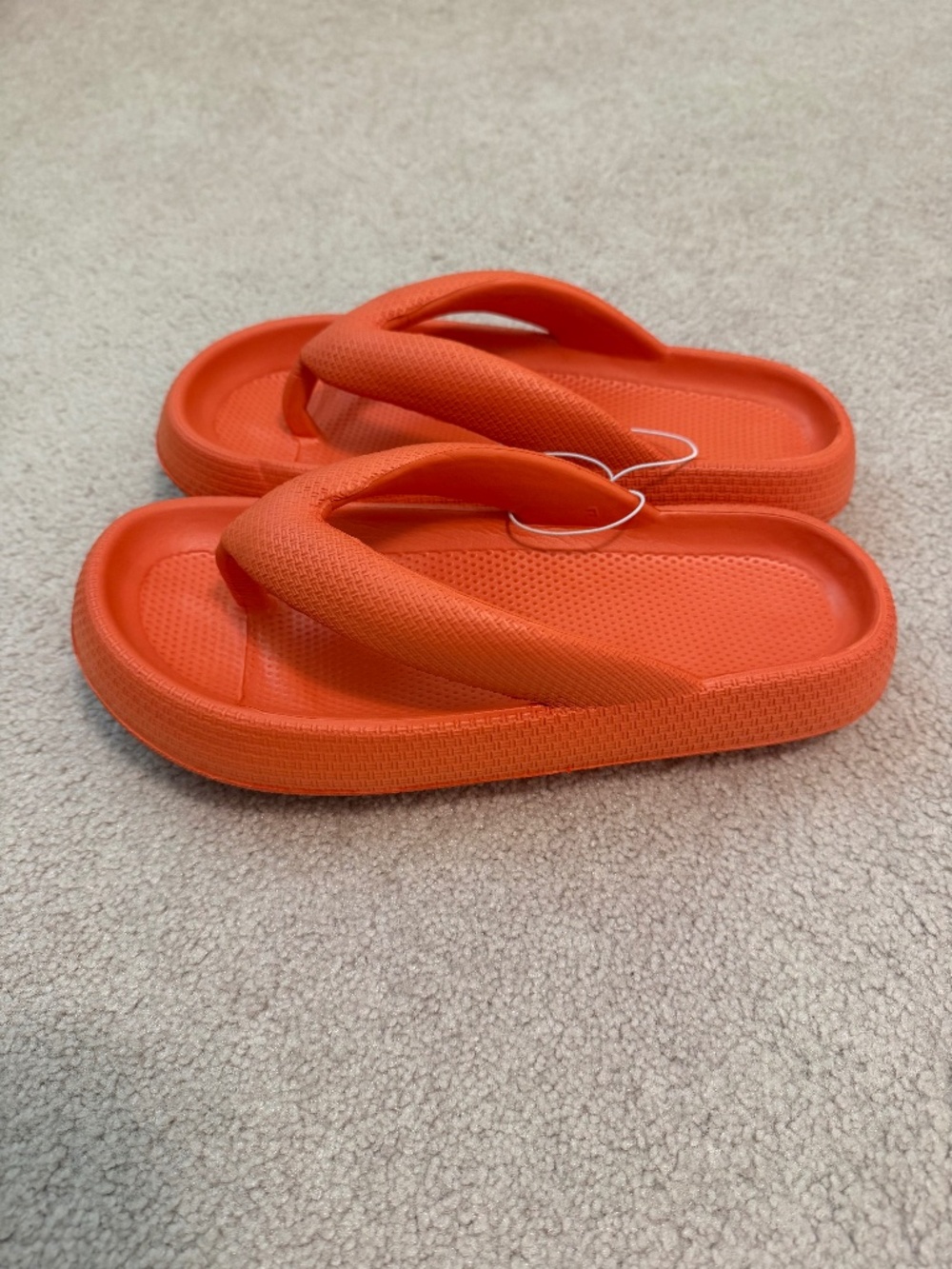 Rubber Orange Sandals - Size 9 (Women)